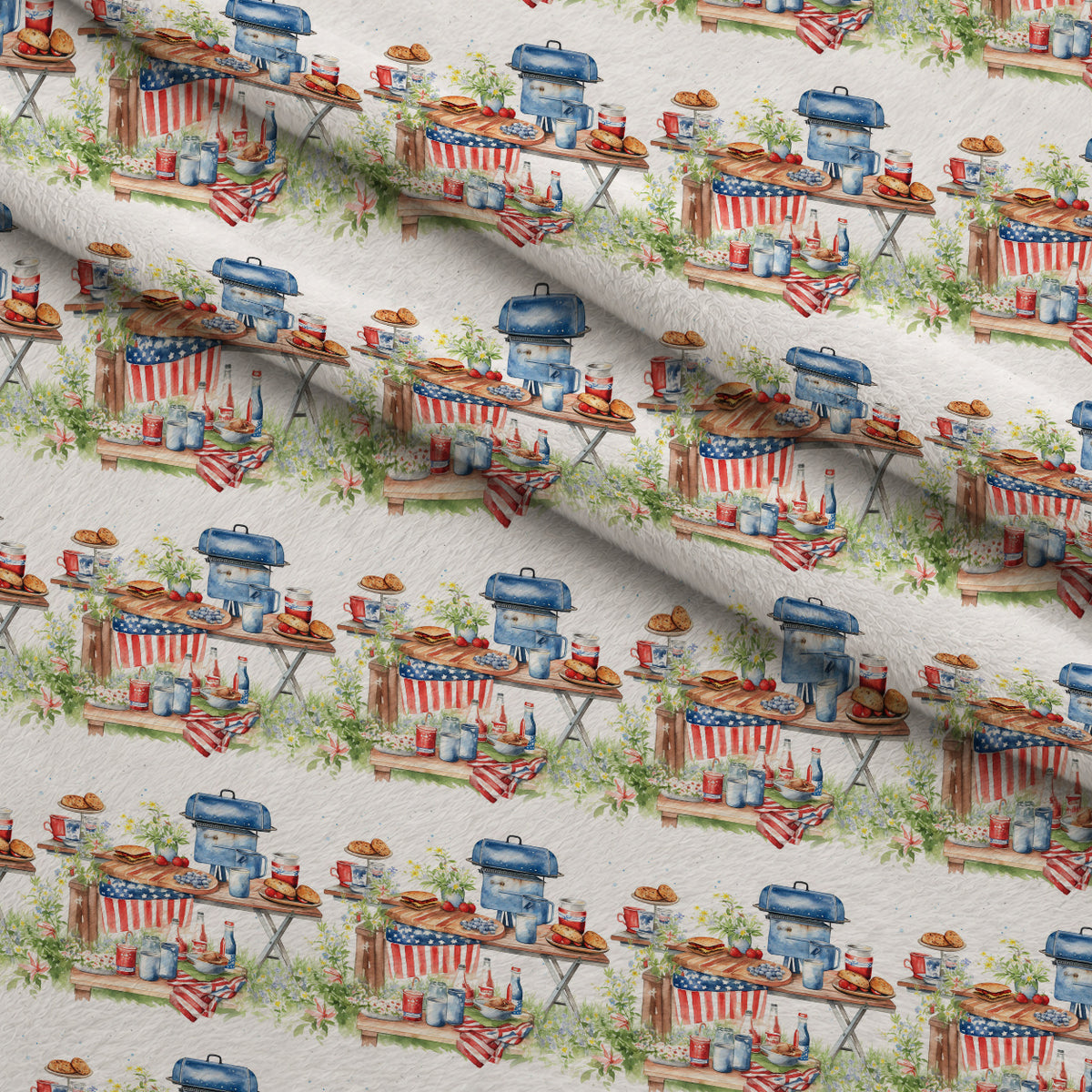 Patriotic Picnic Pattern 4 Minky Fabric — plush minky folded close-up preview (mv-minky-v1:lying)