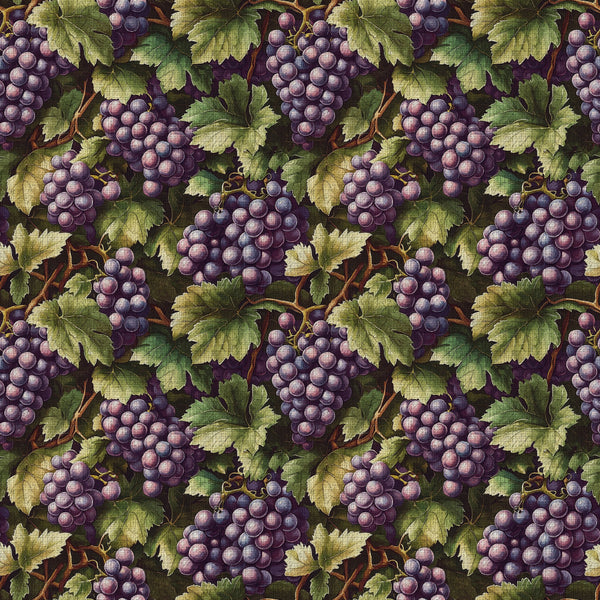 purple grapes, deep purple, sage green, olive green, wine colored, burgundy, dark brown, vintage grapes, botanical, floral, nature, grapevine, vineyard, rustic, elegant, traditional, autumn, fall harvest, kitchen décor, farmhouse, orchard, fruit, botanical illustration, timeless, classic, home décor, wine country