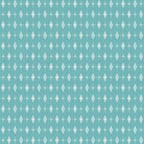 turquoise, mint green, white, atomic starburst, mid-century modern, geometric pattern, diamond shapes, star motifs, retro design, vintage style,, fabric panel, repeating pattern, modernist aesthetic, 1950s inspired, atomic age, minimalist design, craft fabric, sewing material