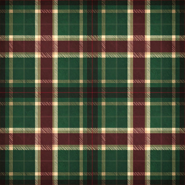 forest green, burgundy red, cream, plaid, tartan, checkered, striped, geometric, traditional, rustic, holiday, christmas, festive, cozy, classic, scottish, flannel-inspired, dark green, wine red, neutral accents, winter, seasonal, home decor, lodge style, cabin aesthetic