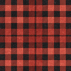 red, black, buffalo plaid, checkered pattern, gingham, plaid design,, fabric panel, alternating squares, diagonal stripes, rustic pattern, country style, geometric design, two-tone checkerboard, lumberjack plaid, woven texture, crafting fabric, patchwork material, flannel-style print