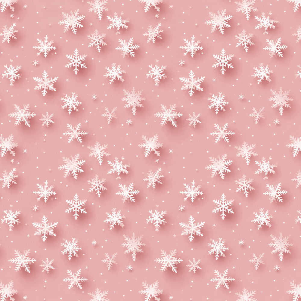 dusty rose, blush pink, mauve, soft pink, white, snowflakes, winter, christmas, holiday, frozen, snow, frost, delicate, elegant, whimsical, modern, festive, sparkle, shimmery, seasonal, december, winter wonderland, nursery, baby, children, kids room, celestial, magical, enchanted, december holiday