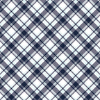 navy blue, white, gray, plaid pattern, diagonal checks, tartan design, geometric pattern, nautical theme, maritime style,, fabric panel, crosshatch lines, preppy aesthetic, sailing inspiration, coastal vibes, checkered motif, woven appearance, crisp lines, maritime fashion