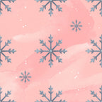 rose pink, dusty blue, snowflakes, winter, holiday, christmas, geometric, modern, whimsical, snow, sparkle, frozen, nordic, scandinavian, elegant, soft, pastel, delicate, festive, seasonal, ethereal, watercolor, dreamy, baby, nursery, kids room, winter wonderland, frosty, icy, celestial