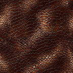 brown, cognac, leather texture, crocodile skin, reptile pattern, scales, embossed surface, rich brown tones, textured fabric, animal print, exotic skin, luxury texture,, fabric panel, western theme, rustic brown, natural pattern, dimensional texture, glossy finish, organic shapes