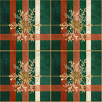 forest green, rust red, cream, terracotta, striped, plaid, botanical, floral, holiday, christmas, festive, elegant, traditional, vintage, winter, seasonal, dried flowers, foliage, nature-inspired, decorative, timeless, classic, home decor, sophisticated, warm tones, geometric stripes, botanical motifs, evergreen, autumn aesthetic, luxury