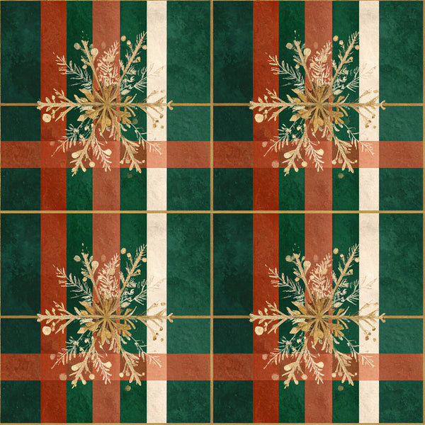 forest green, rust red, cream, terracotta, striped, plaid, botanical, floral, holiday, christmas, festive, elegant, traditional, vintage, winter, seasonal, dried flowers, foliage, nature-inspired, decorative, timeless, classic, home decor, sophisticated, warm tones, geometric stripes, botanical motifs, evergreen, autumn aesthetic, luxury