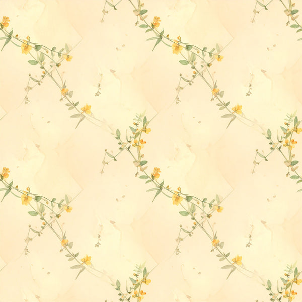 cream, pale yellow, soft yellow, buttercream, sage green, muted green, botanical, floral, delicate flowers, nature, vintage, whimsical, elegant, spring, summer, garden, wildflowers, botanical illustration, soft pastels, natural, romantic, feminine, nursery, baby, gentle, watercolor style, pressed flowers, dried flowers, meadow, botanical prints