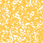 golden yellow, white, grunge pattern, distressed texture, splatter design, abstract, weathered look, vintage style,, fabric panel, speckled surface, artistic texture, mottled effect, paint splashes, rustic appearance, textured background, craft fabric, sewing material