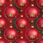 crimson red, deep red, gold, metallic gold, christmas, holiday, festive, ornaments, baubles, stars, elegant, luxurious, traditional, vintage, decorative, formal, sophisticated, red and green, jewel tones, beaded embellishments, pearl accents, dimensional details, seasonal, winter, celebration, classic christmas, timeless, glamorous