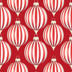 red and white striped, candy cane, peppermint, christmas ornaments, holiday, festive, vintage christmas, retro holiday, baubles, spheres, three-dimensional, shading, cream white, candy red, deep red, classic red, striped pattern, geometric, whimsical, cheerful, playroom, kids room, nursery, christmas decor, seasonal, winter, nostalgic, traditional holiday, elegant ornaments, dimensional design