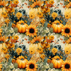 autumn floral, sunflower, pumpkin, golden yellow, burnt orange, sage green, cream, fall harvest, seasonal, nature, botanical, farmhouse, rustic, traditional, thanksgiving, halloween, cottage core, vintage inspired, daisy, foliage, leaves, berries, warm tones, earthy, garden, seasonal decor, fall aesthetic, harvest theme