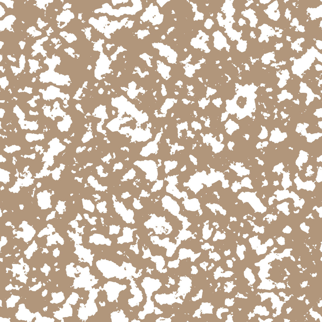 tan, beige, white, brown, grunge pattern, distressed texture, speckled design, abstract pattern, vintage style, weathered look,, fabric panel, textured surface, rustic aesthetic, neutral colors, organic spots, irregular shapes, mottled effect, crafting fabric, sewing material