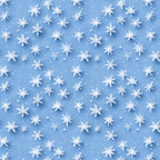 sky blue, white, winter, snowflakes, frozen, holiday, christmas, snow, cold weather, frosty, icy, december, seasonal, festive, children, kids, baby, nursery, whimsical, magical, wonder, enchanted, delicate, intricate, repeat pattern, dimensional, 3d effect, cool tones, light blue, powder blue