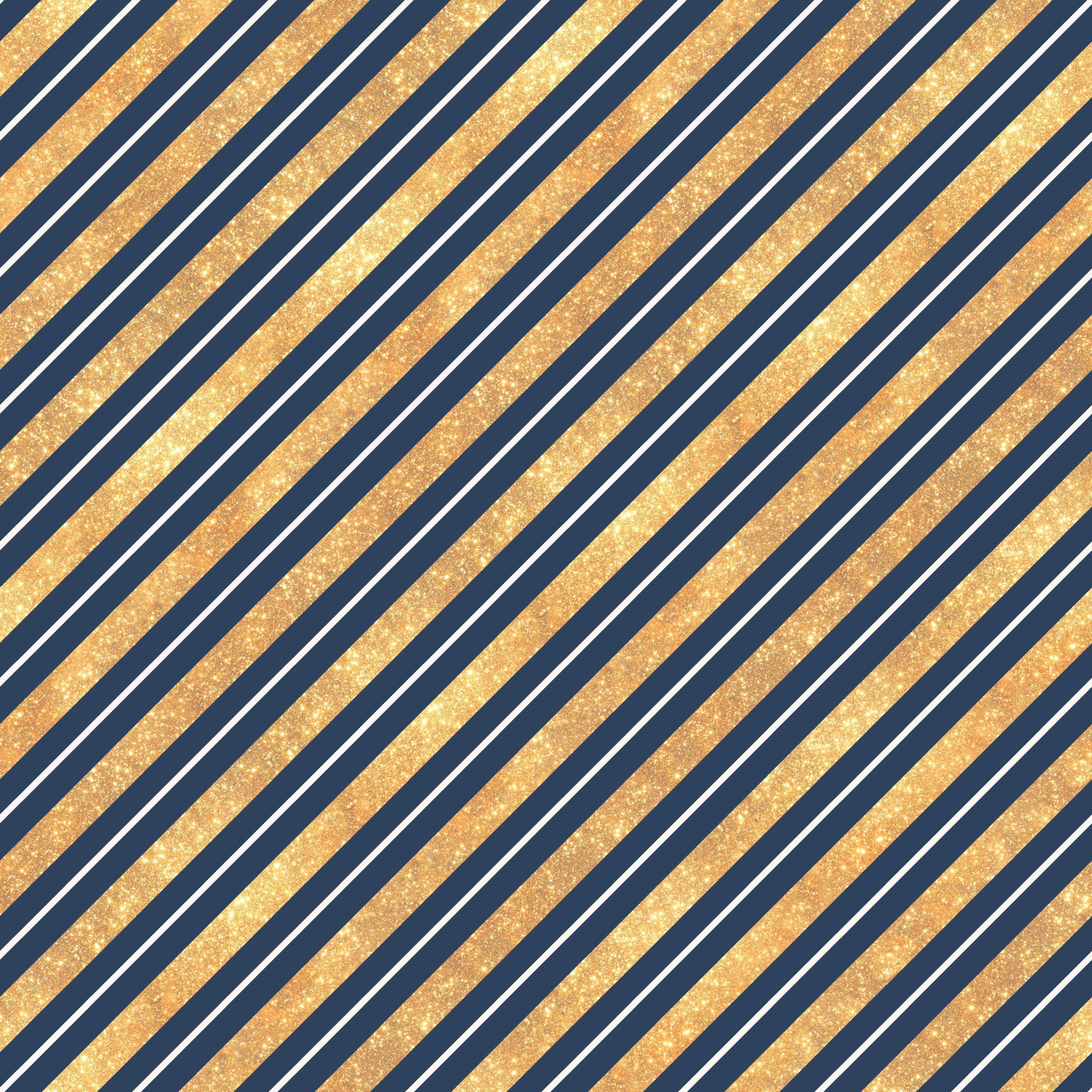 navy blue, gold, metallic gold, diagonal stripes, glitter texture, sparkly, geometric pattern, repeating stripes, angled lines,, fabric panel, celebration theme, festive, shimmery, striped design, party colors, luxurious, elegant pattern, cotton fabric