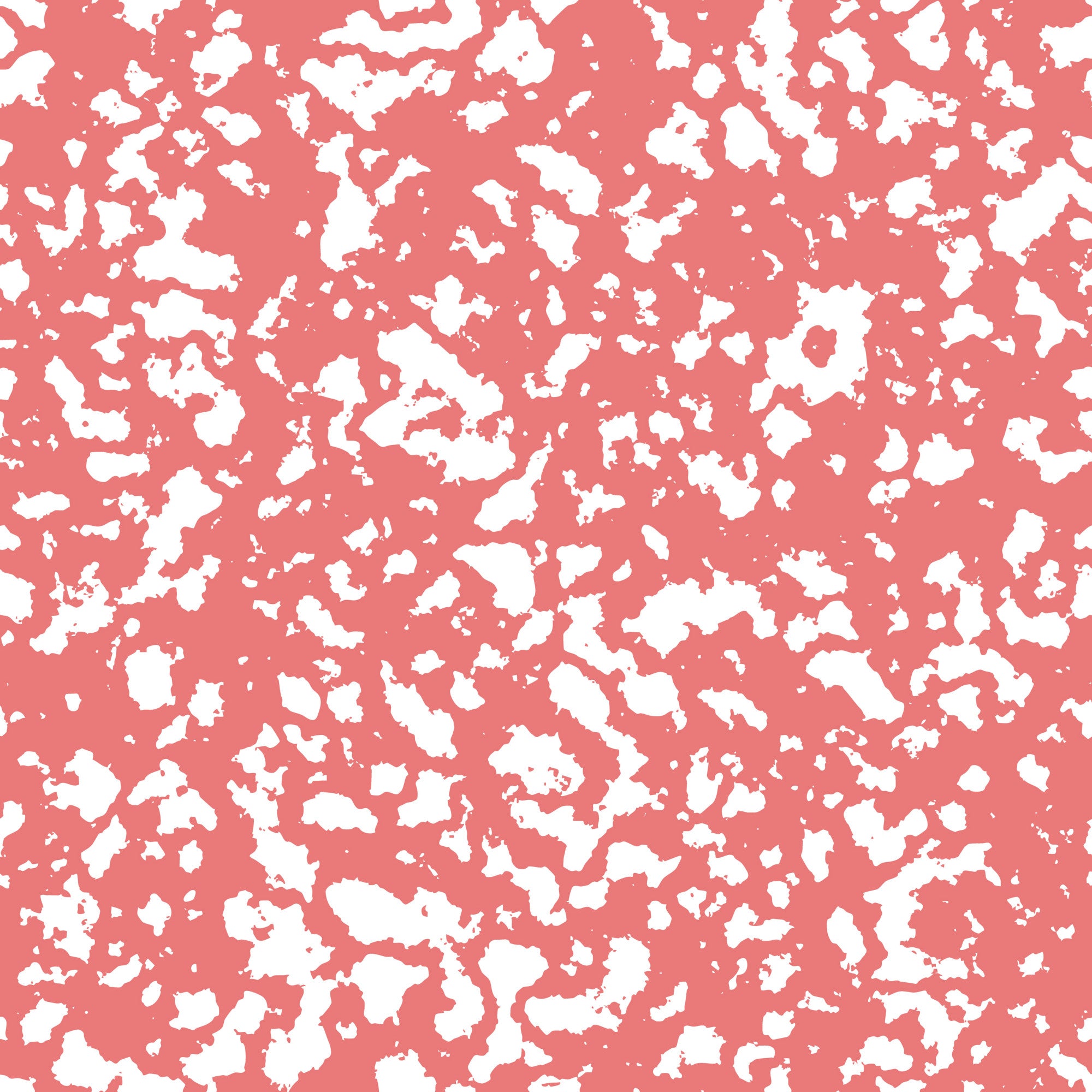 coral pink, white, grunge pattern, distressed texture, speckled design, abstract spots, weathered look, vintage style,, fabric panel, rough texture, splattered effect, aged appearance, mottled surface, artistic pattern, contemporary design, crafting material, sewing fabric, modern grunge, textured background