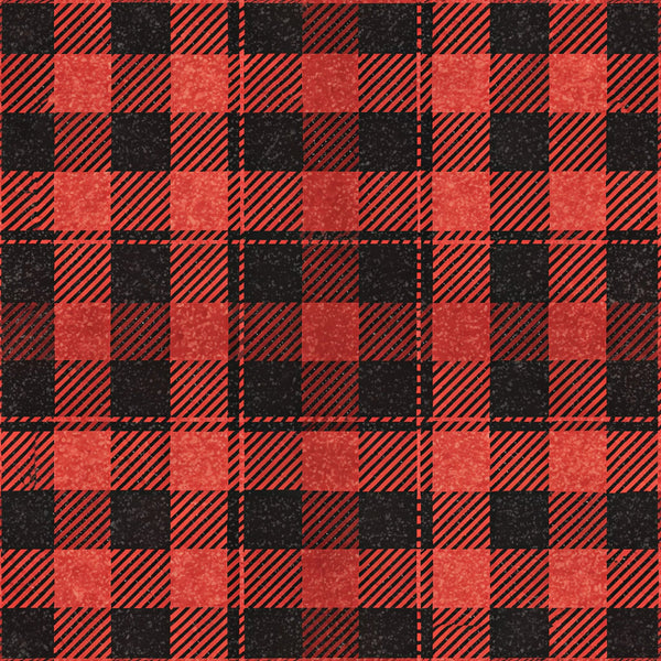 red, black, buffalo plaid, checkered pattern, gingham, plaid design,, fabric panel, geometric pattern, alternating squares, diagonal stripes, woven texture, country style, rustic pattern, lumberjack plaid, checker squares, textile design, cotton fabric, craft material, sewing fabric
