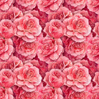 coral pink, hot pink, rose pink, magenta, blush pink, romantic pink, floral, roses, full bloom roses, garden flowers, nature, botanical, elegant, romantic, vintage, traditional, spring, summer, rose garden, flower garden, double roses, layered petals, lush florals, feminine, classic floral, cottage garden, wedding, bridal, anniversary