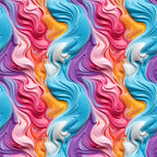 vibrant swirls, frosting pattern, marbled design, pink swirls, blue swirls, purple swirls, orange swirls, white swirls, fluid motion, abstract art, candy colors, pastel tones,, fabric panel, seamless repeat, flowing curves, colorful waves, artistic swirls, modern pattern, bright colors