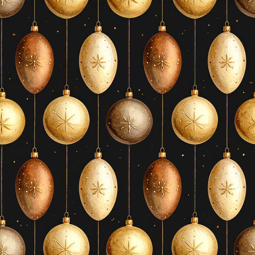 gold ornaments, metallic gold, black background, christmas, holiday, elegant, luxury, festive, spheres, baubles, geometric, stars, sparkles, shimmer, glitter effect, winter, traditional christmas, formal, sophisticated, decorative, hanging ornaments, bronze, champagne gold, cream, warm tones, celestial, timeless, classic holiday, premium