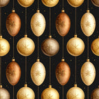gold ornaments, metallic gold, black background, christmas, holiday, elegant, luxury, festive, spheres, baubles, geometric, stars, sparkles, shimmer, glitter effect, winter, traditional christmas, formal, sophisticated, decorative, hanging ornaments, bronze, champagne gold, cream, warm tones, celestial, timeless, classic holiday, premium