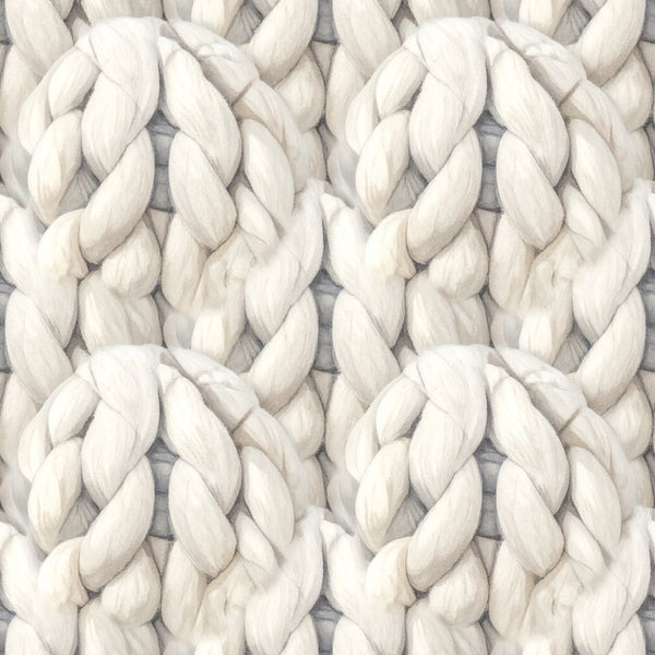 cream, ivory, off-white, white, neutral, twisted rope, braided, 3d texture, textured, dimensional, woven pattern, cable knit, knitted, cozy, soft, modern, contemporary, minimalist, elegant, sophisticated, home decor, nursery, baby room, gender neutral, neutral nursery, comfort, tactile, relief pattern, embossed, structured pattern