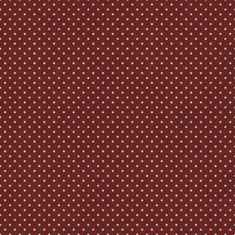 burgundy, cream dots, white polka dots, dotted pattern, geometric dots, classic polka dot, wine red, deep red, cream, ivory, traditional style, vintage style, retro pattern, simple pattern, timeless design, neutral accents, structured pattern, small dots, repeating dots, home decor, apparel, dress fabric, craft projects, autumn color, warm tones, elegant style, cottage style, classic design