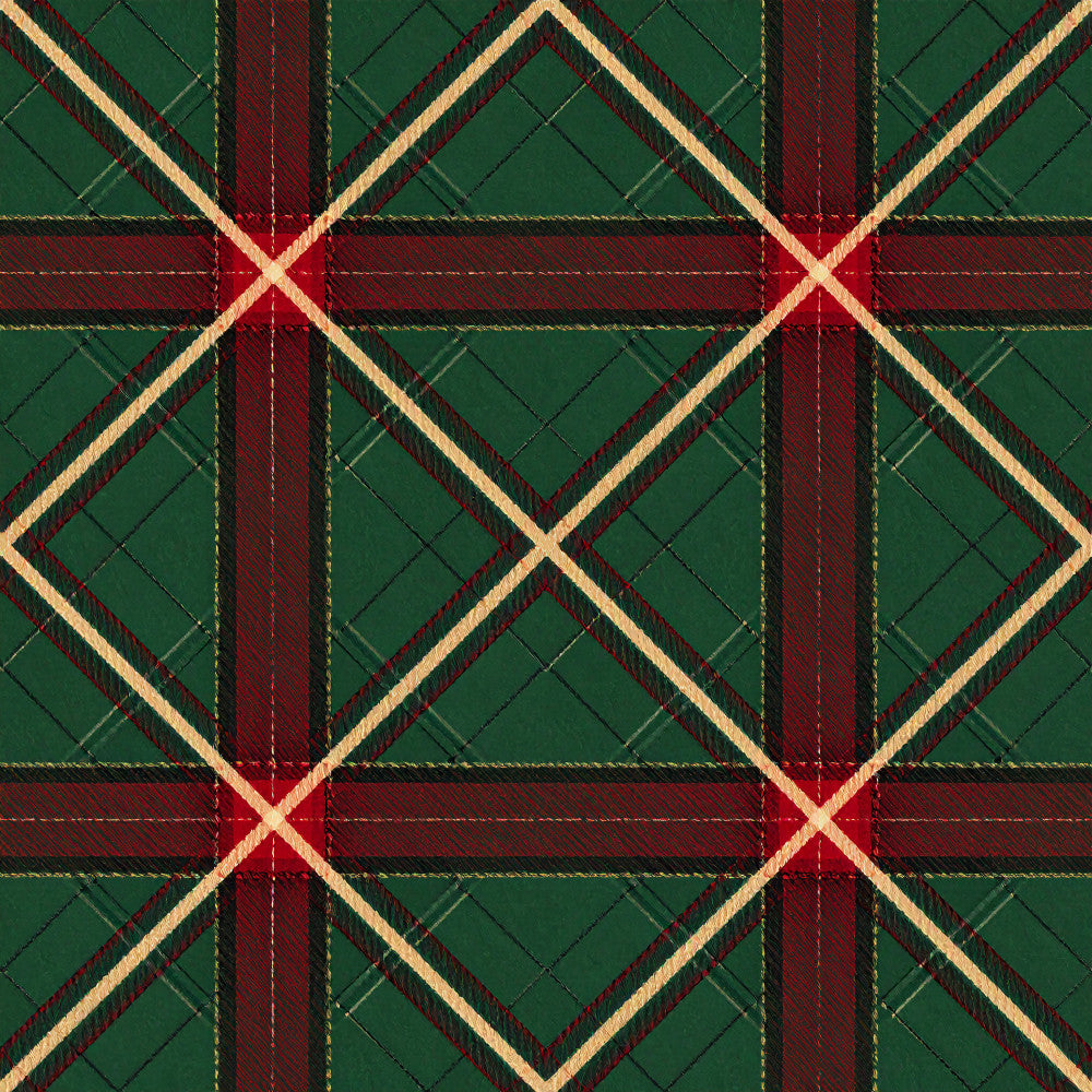 forest green, burgundy red, cream, gold, plaid, tartan, geometric, traditional, elegant, holiday, christmas, scottish, woven texture, intersecting lines, diamond pattern, festive, winter, classic, formal, sophisticated, houndstooth, crosshatch, rich colors, luxury, heritage, timeless, neutral accents, structured pattern