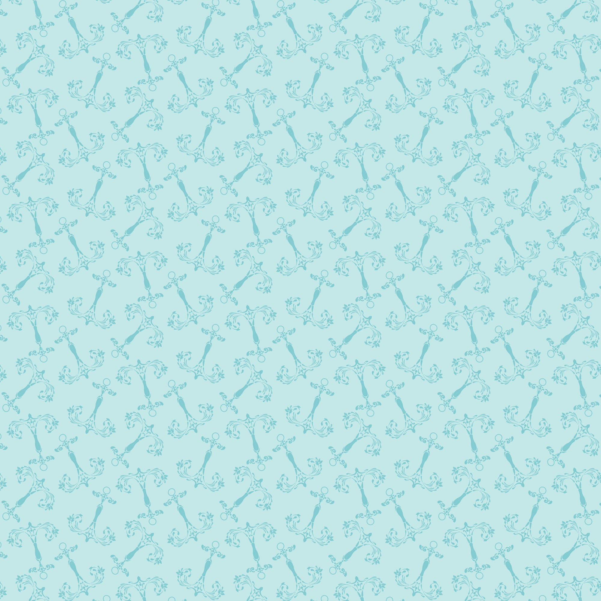 light blue, aqua, teal, nautical anchors, rope design, maritime pattern, ocean theme, sailing motif,, fabric panel, seamless repeat, monochromatic, coastal design, anchor chains, naval elements, sea inspired, maritime blue, cotton fabric, quilting material, nautical decor