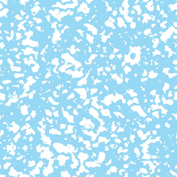 light blue, white, grunge texture, distressed pattern, splatter design, weathered look, vintage style, abstract pattern,, fabric panel, speckled surface, mottled texture, artistic background, crafting material, sewing fabric, cotton blend, modern grunge, textured design