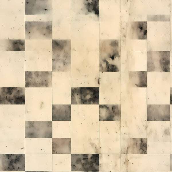 cream, beige, ivory, charcoal gray, dark gray, taupe, abstract, geometric, marble, marbled, modern, contemporary, minimalist, neutral, monochromatic, black and white, speckled, mottled, cloudy, stormy, artistic, sophisticated, elegant, home decor, patchwork, mixed media, textured, organic, contemporary abstract