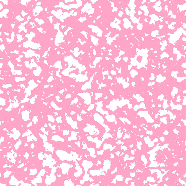 pink, white, grunge pattern, distressed texture, splatter design, abstract pattern,, fabric panel, vintage style, weathered look, textured background, crafting fabric, sewing material, cotton fabric, mottled surface, artistic texture, distressed finish, craft supplies