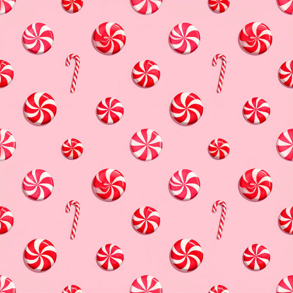 candy pink, red and white, peppermint, swirl pattern, circular pattern, candy cane, lollipop, holiday, christmas, festive, whimsical, playful, sweet treats, kids, children, nursery, playroom, fun, cheerful, bright, vibrant, vintage candy, retro sweets, dessert themed, sugary, winter, seasonal, preppy, pop art