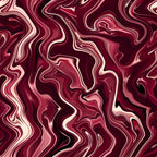 burgundy, deep red, wine, maroon, cream, abstract swirls, flowing pattern, marbled design, liquid texture, modern art, contemporary style, organic shapes, fluid motion,, fabric panel, sophisticated, elegant, luxurious, wavy lines, artistic