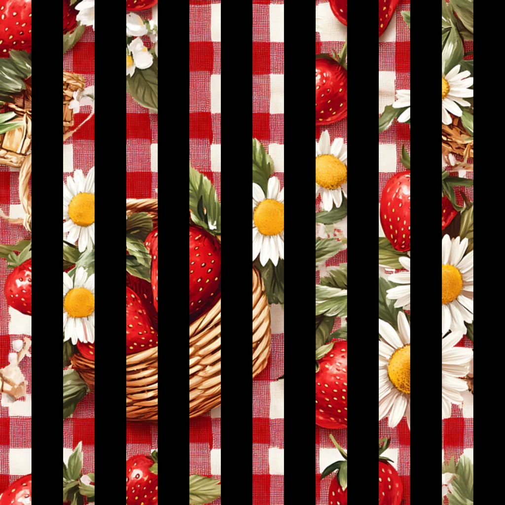 Berry Basket Charm Pattern 24 Minky Fabric