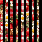 Berry Basket Charm Pattern 24 Minky Fabric