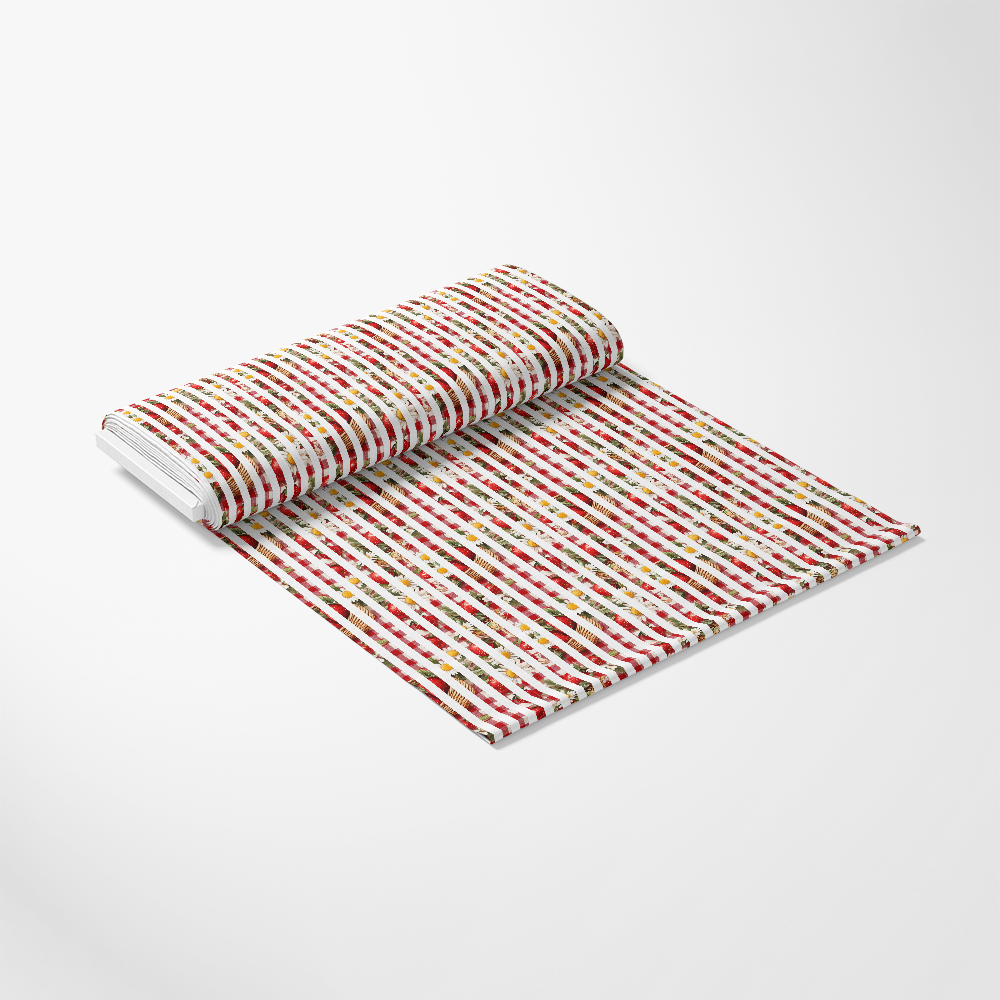 Strawberry Gingham Picnic Pattern 23 Quilting Cotton Fabric