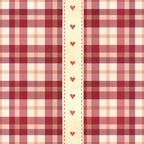 dusty rose, burgundy, cream, wine red, mauve, blush pink, gingham, checkered, plaid, hearts, love, valentine, romantic, vintage, farmhouse, rustic, cottage core, traditional, classic, red hearts, cream and red, country style, homespun, americana, folk art, sweet, charming, timeless