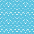 sky blue, light blue, white, winter, mountains, pine trees, evergreens, geometric, triangular, chevron, alpine, snowy, frozen, holiday, christmas, nature, modern, minimalist, scandinavian, nordic, forest, landscape, outdoor, cool tones, monochromatic, nursery, kids room, baby, playroom, whimsical