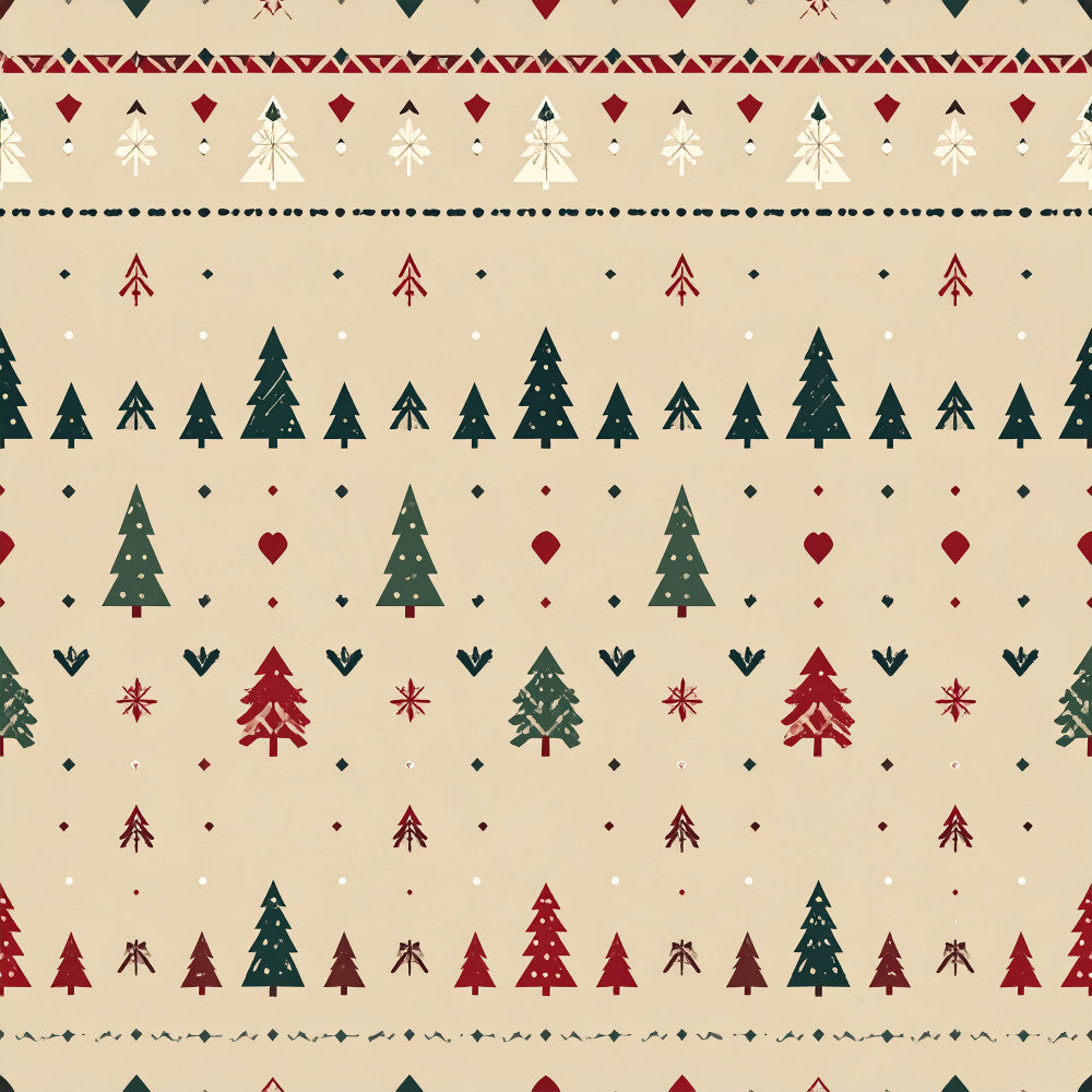 forest green, burgundy red, cream, navy blue, christmas, holiday, winter, trees, pine trees, geometric, traditional, rustic, scandinavian, nordic, festive, snowflakes, stars, hearts, diamonds, nature, seasonal, cozy, woodland, evergreen, retro, vintage, children's, kids room, nursery, decorative patterns