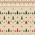 forest green, burgundy red, cream, navy blue, christmas, holiday, winter, trees, pine trees, geometric, traditional, rustic, scandinavian, nordic, festive, snowflakes, stars, hearts, diamonds, nature, seasonal, cozy, woodland, evergreen, retro, vintage, children's, kids room, nursery, decorative patterns