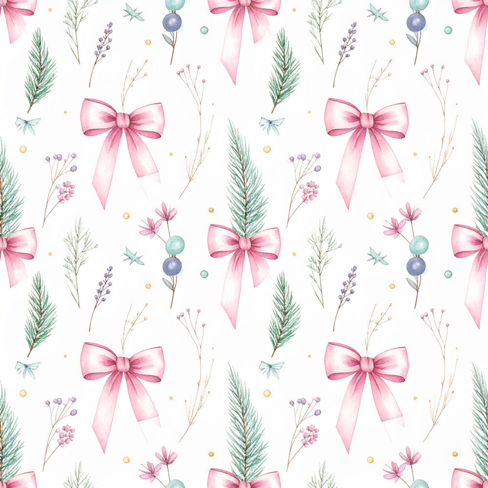 rose pink, dusty purple, sage green, soft gold, pale pink, lavender, botanical, floral, nature, garden, delicate, elegant, whimsical, feminine, spring, pastel, bows, ribbons, leaves, branches, berries, wildflowers, feathery, ornamental, baby shower, nursery, girls room, romantic, vintage inspired, holiday