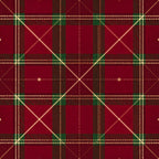 burgundy red, forest green, gold, cream, plaid, tartan, geometric, traditional, elegant, rustic, holiday, christmas, festive, stars, striped, scottish, woven texture, classic, formal, winter, dark red, emerald green, sophisticated, vintage, celestial, decorative details, richly colored, ornate, timeless