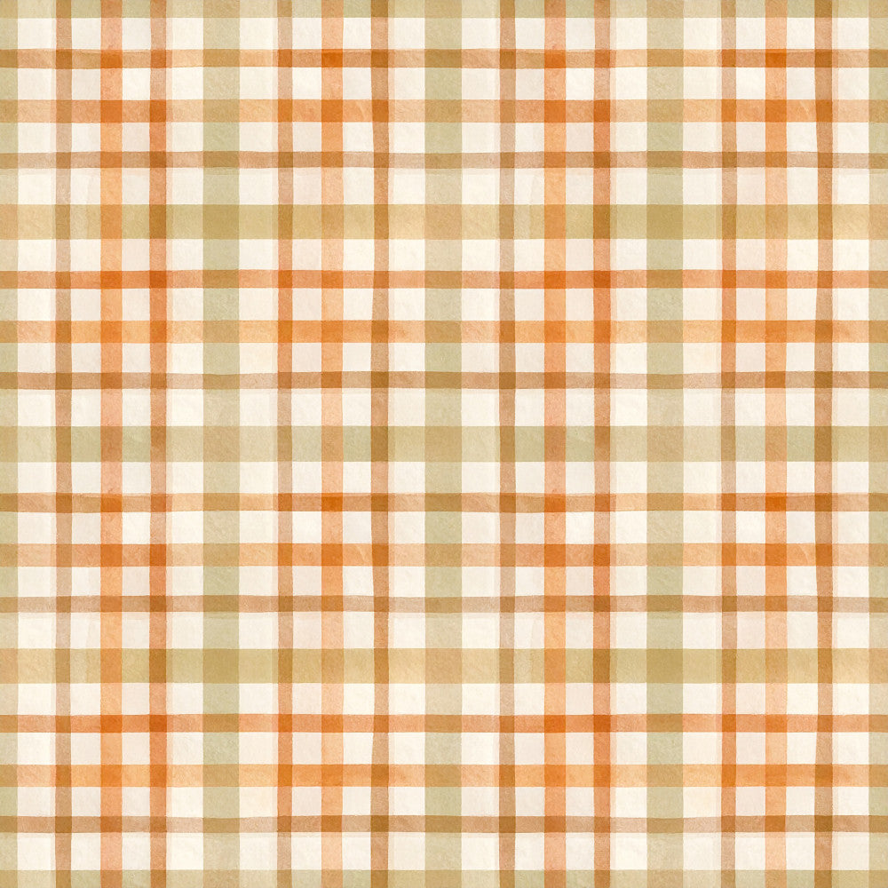 cream, white, tan, beige, peach, coral, orange, rust, golden brown, sage green, plaid, gingham, checkered, geometric, traditional, rustic, farmhouse, vintage, kitchen, home decor, autumn, fall, warm tones, classic pattern, woven texture, picnic style, country, cozy
