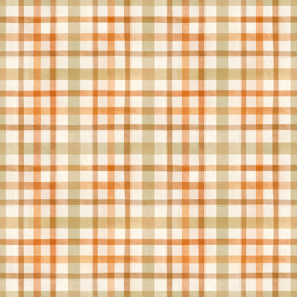 cream, white, tan, beige, peach, coral, orange, rust, golden brown, sage green, plaid, gingham, checkered, geometric, traditional, rustic, farmhouse, vintage, kitchen, home decor, autumn, fall, warm tones, classic pattern, woven texture, picnic style, country, cozy