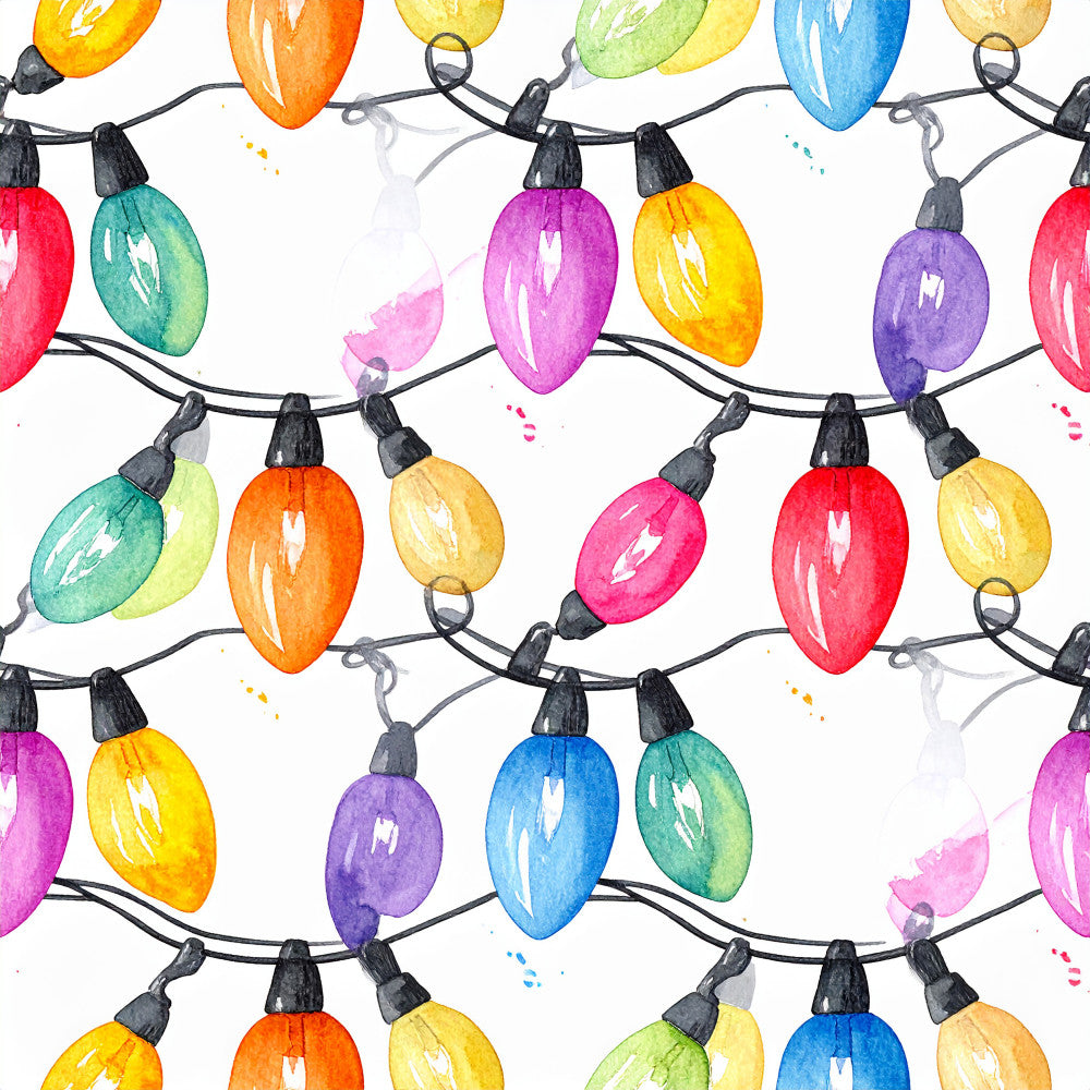 colorful string lights, rainbow, bright colors, yellow, pink, magenta, purple, blue, orange, teal, green, red, festive, holiday, christmas, whimsical, playful, fun, kids, children, nursery, playroom, cheerful, decorative lights, vintage style, retro, party theme, celebration