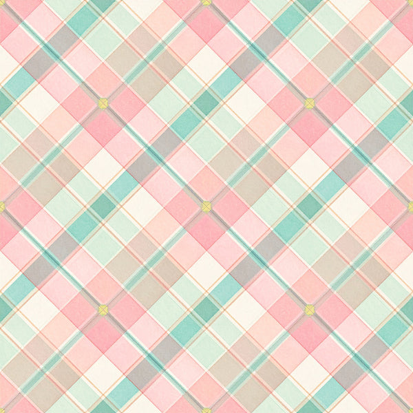 pastel pink, dusty rose, soft pink, mint green, pale green, seafoam, teal, gray, taupe, cream, white, geometric, diamond pattern, quilted, diagonal stripes, modern, contemporary, soft, gentle, nursery, baby room, kids room, girl's room, spring, easter, whimsical, elegant, sophisticated, soft colors, neutral tones
