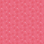 coral pink, salmon pink, white, starburst pattern, atomic design, mid-century modern, retro style, geometric shapes, radiating lines, sparkle motif, 1950s aesthetic, vintage inspired,, fabric panel, repetitive pattern, nostalgic feel, diner theme, starlike designs, coordinating colors, crafting material