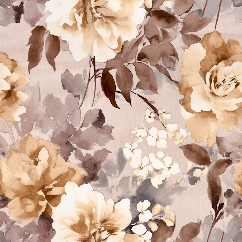 dusty rose, taupe, cream, ivory, beige, tan, brown, muted tones, soft colors, watercolor, floral, roses, small flowers, botanical, nature, vintage, romantic, elegant, feminine, garden, spring, summer, delicate, soft, botanical print, layered flowers, leaf motifs, nursery, baby, traditional