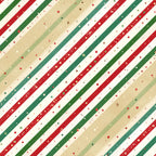 christmas, holiday, festive, diagonal stripes, striped pattern, red, forest green, cream, beige, tan, teal, sage green, vintage, retro, polka dots, spotted, geometric, traditional, classic, nostalgic, winter, seasonal, kids, playroom, nursery, whimsical, cheerful